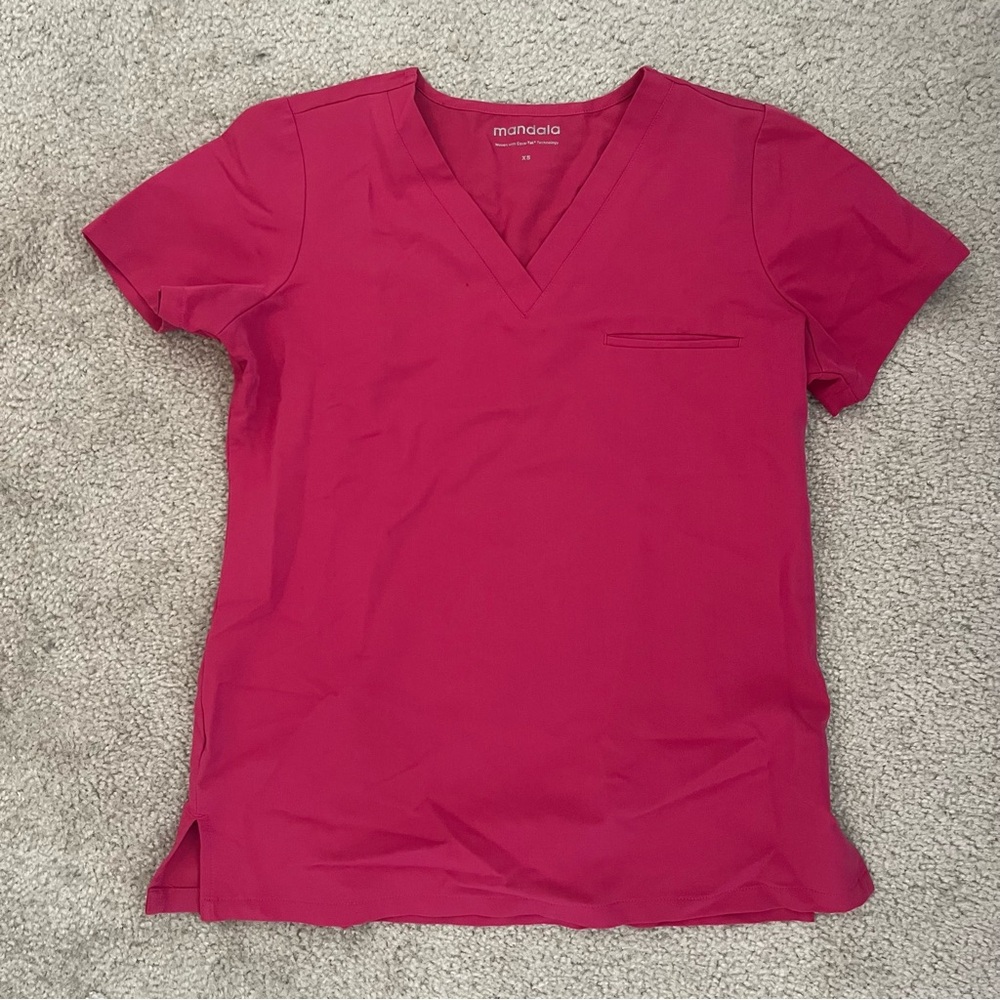 Mandala Scrubs Top Size XS